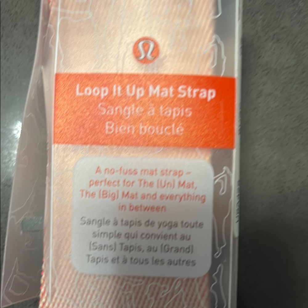 Lululemon athletica Pink Yoga Mat Strap